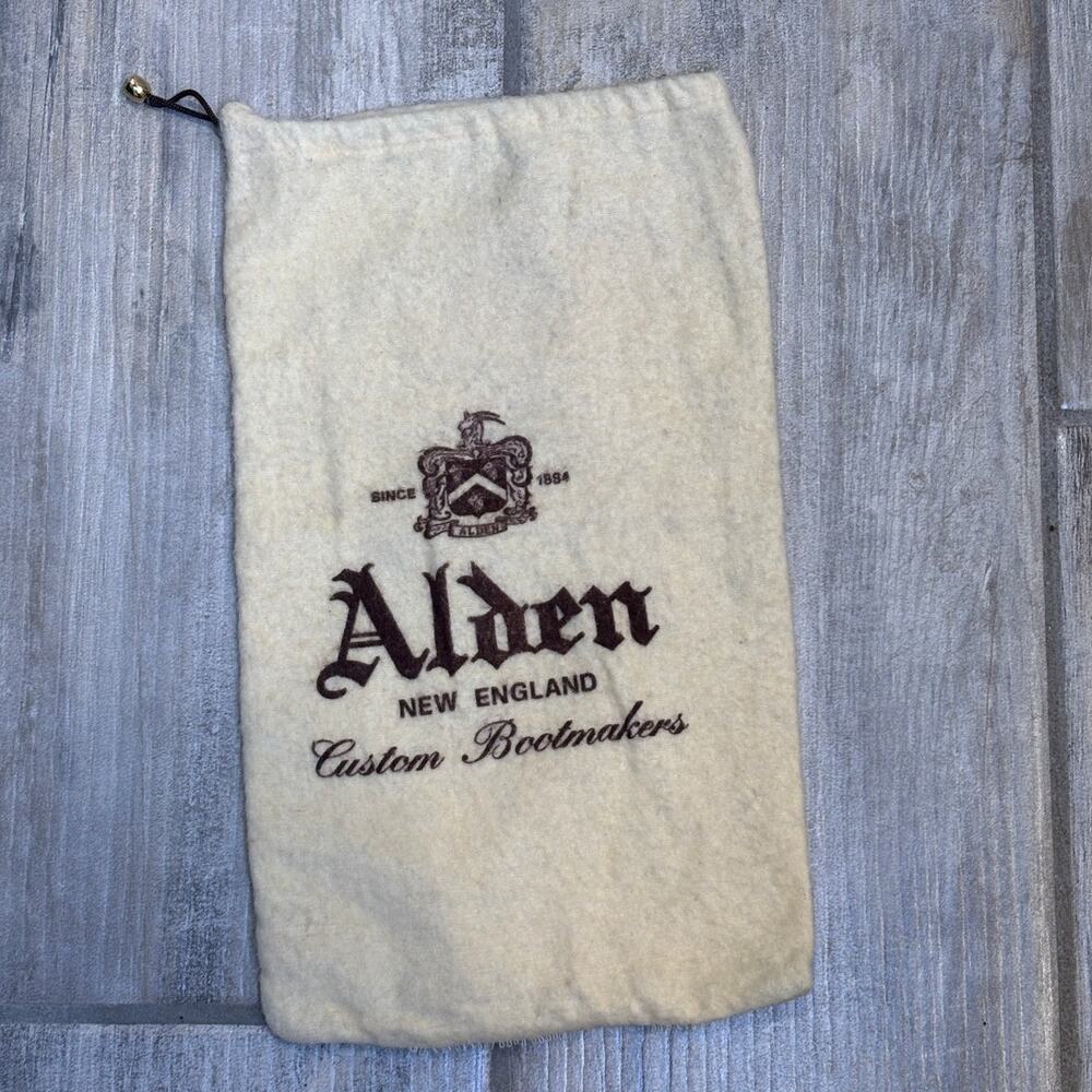 Alden Bootmakers Dust Bag Shoes Closet Storage Travel Vacation 7" x 13"